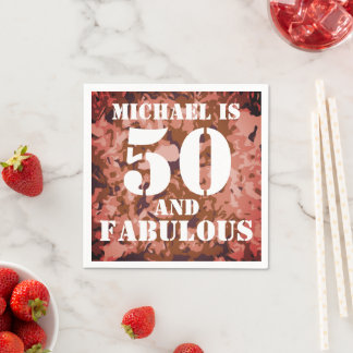 Modern anpassbar 50 und fabelhaft serviette