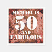 Modern anpassbar 50 und fabelhaft serviette (Vorderseite)