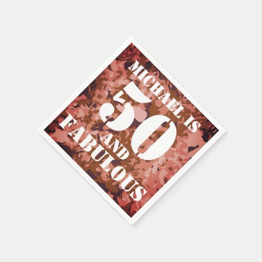 Modern anpassbar 50 und fabelhaft serviette (Ecke)