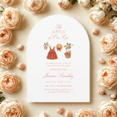 Modern Apple of Our Eye Minimal Baby Shower Einladung