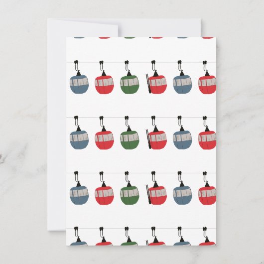 Modern Aprés Snowboard Snowboarden Geburtstag Einladung (Rückseite)