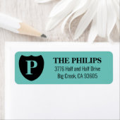 Modern Aquamarines Monogramm-Logo (Insitu)