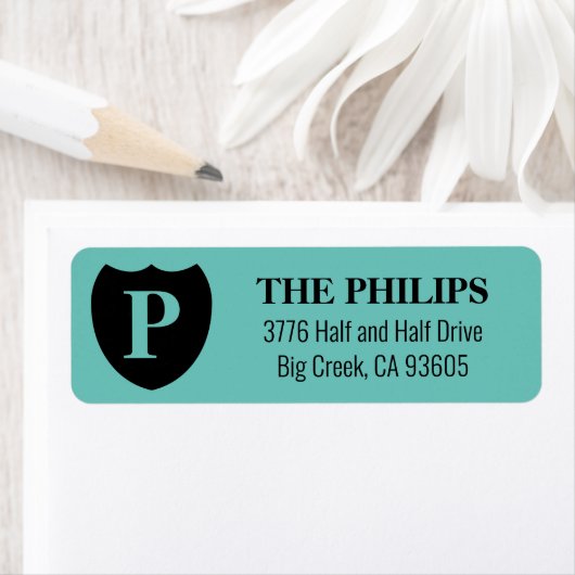 Modern Aquamarines Monogramm-Logo (Insitu)