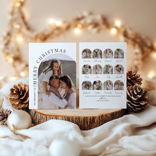 Modern Arch 12 Foto Jahr im Überblick Weihnachten