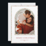 Modern Arch Christmas Card Feiertagskarte<br><div class="desc">Erleben Sie in dieser Saison mit einer einzigartigen Urlaubskarte einen bleibenden Eindruck. Diese einfache Weihnachtsbaumkarte zeichnet sich durch ein sauberes,  modernes Design aus. Passen Sie es mit Ihren Informationen an und machen Sie es einzigartig!</div>