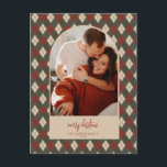 Modern Arch Christmas Card Feiertagspostkarte<br><div class="desc">Erleben Sie in dieser Saison mit einer einzigartigen Urlaubskarte einen bleibenden Eindruck. Diese einfache Weihnachtsbaumkarte zeichnet sich durch ein sauberes,  modernes Design aus. Passen Sie es mit Ihren Informationen an und machen Sie es einzigartig!</div>