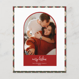 Modern Arch Christmas Card Flyer