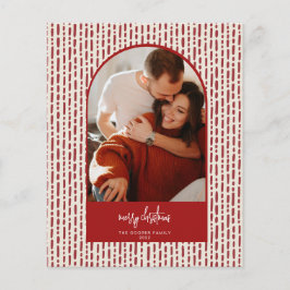 Modern Arch Christmas Card Flyer