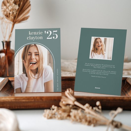 Modern Arch | Foil Graduation Announcement Folieneinladung