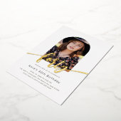 Modern Arch Foto 40. Geburtstagsfeier Einladung (Gedreht)