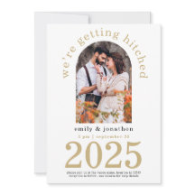 Modern Arch Foto Gold Wedding