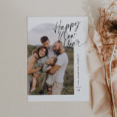 Modern Arch Foto Happy New Year Script Weihnachten