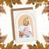 Modern Arch Foto Weihnachtskarte