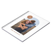 Modern Arch Frame Spiral Foto Notebook Notizblock (Linke Seite)