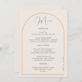 Modern Arch mit Blick auf den Wald Einladung (Vorne/Hinten)