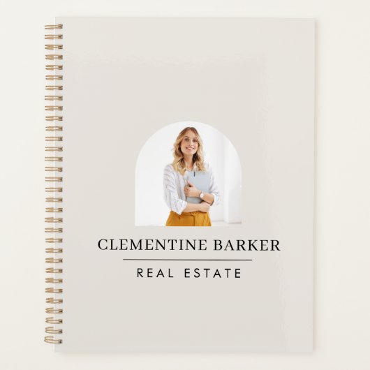 Modern arch photo Business Branding Planer (Vorderseite)