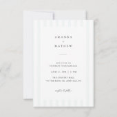Modern Arch Photo Minimalist Wedding Invitation Einladung (Rückseite)