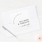 Modern Arch Scented Candle Product Label Sticker  (Umschlag)