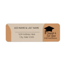 Modern Arch Terracotta Grad Shoutout