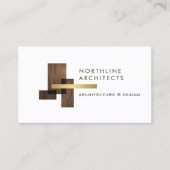 Modern Architect Firm Logo Visitenkarte (Vorderseite)