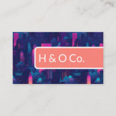 Modern Architecture Bold Business Card Visitenkarte (Vorderseite)