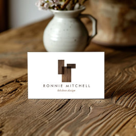 Modern-architektonisches Logo aus dem Mittelalter  Visitenkarte