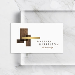 Modern-architektonisches Logo der Mitte des Jahrhu Visitenkarte