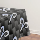 Modern Aries signieren auf Holzkohlefaser Print Tischdecke (Beispiel)