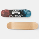 Modern Aries Zodiac Skateboard (Horizontal)