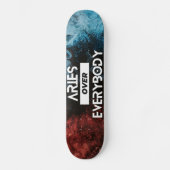 Modern Aries Zodiac Skateboard (Vorderseite)