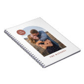 Modern Arschrahmen Custom Foto Journal - Rot Notizblock (Rechte Seite)