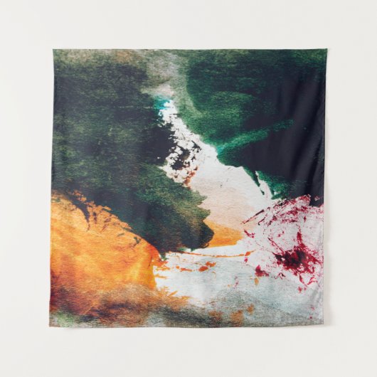 Modern art, abstract painting. Fine art abstract p Wandteppich (Vorderseite (Horizontal))