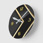 Modern art deco runde wanduhr (Winkel)