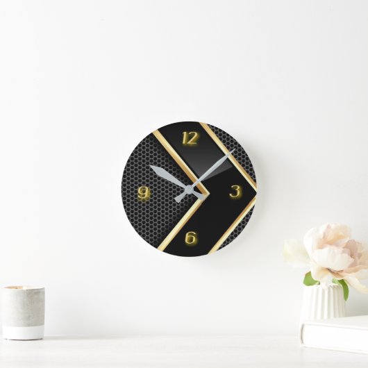 Modern art deco runde wanduhr (Zuhause)