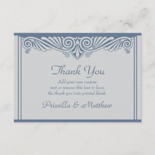 Modern Art Deco Vielen Dank Karten