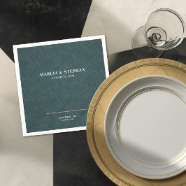 Modern Art Deco Wedding  Serviette