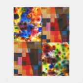 Modern Art Fusion Fleecedecke (Vorderseite)