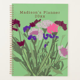 Modern Art Happy Colorful Wildblumen + Individuell Planer