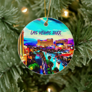 Modern Art Las Vegas Keramik Ornament