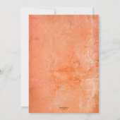 Modern Art Original Cocktail Weihnachten Einladung (Rückseite)