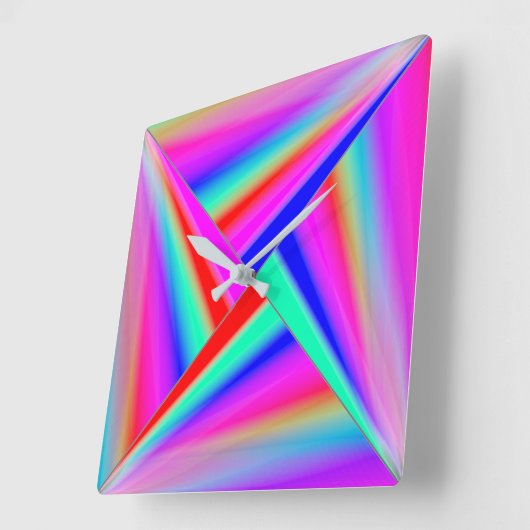 Modern art  quadratische wanduhr (Winkel)