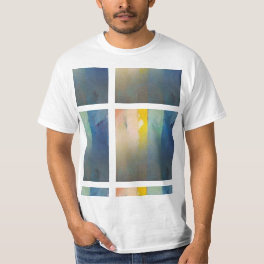Modern Art Shirt – Colorful Windows (Vorderseite)