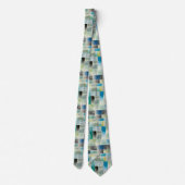 Modern Art Statement Neck Tie - Paul Klee Print Krawatte (Rückseite)