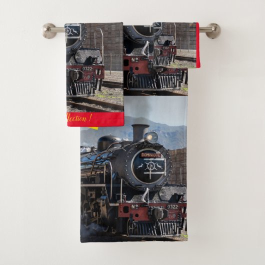 Modern Art Train Picture Family Badhandtuch Set (Insitu)