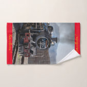 Modern Art Train Picture Family Badhandtuch Set (Handtuch)