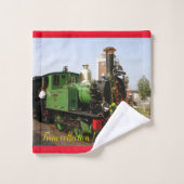 Modern Art Train Picture Family Badhandtuch Set (Waschlappen)