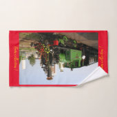 Modern Art Train Picture Family Badhandtuch Set (Handtuch)