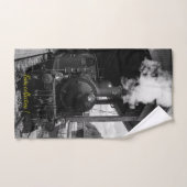 Modern Art Train Picture Family Badhandtuch Set (Handtuch)