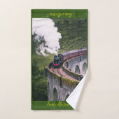 Modern Art Train Picture Family Beliebtes Bad Badhandtuch Set (Handtuch)