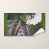 Modern Art Train Picture Family Beliebtes Bad Badhandtuch Set (Handtuch)